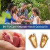 Dowmoon Keepsake Hands Casting Kit, Hand And Foot Model Cloning Self-Made Commemorative Hand-Made Clay Plaster Powder