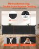 Retractable Baby Gate 34 in Tall Extend to 110 in Wide for Kids or Pets Black