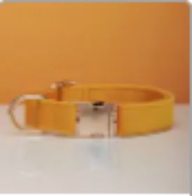 Multiple Colour Velvet Personalise Dog Collar Leash Set With Bow (Option: Yellow-L)