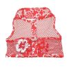 Cool Mesh Harness Hawaiian Hibiscus - Red