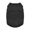 100% Cotton Dog Tanks - Jet Black