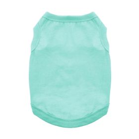 100% Cotton Dog Tanks - Teal (Option: X-Small)