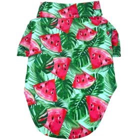 Hawaiian Camp Shirt - Juicy Watermelon (Option: XX-Small)