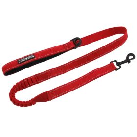 Soft Pull Traffic Dog Leash - Red (Option: One Size)