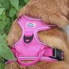 Venture Paw PULL CONTROL Harness - Wild Raspberry -          Made with tough Outer Duck Fabric and Soft Mesh Lining. No Pulling / Front and Top D-Ring