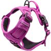 Venture Paw PULL CONTROL Harness - Wild Raspberry -          Made with tough Outer Duck Fabric and Soft Mesh Lining. No Pulling / Front and Top D-Ring
