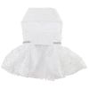 White Lace Wedding Dress w/Matching Leash